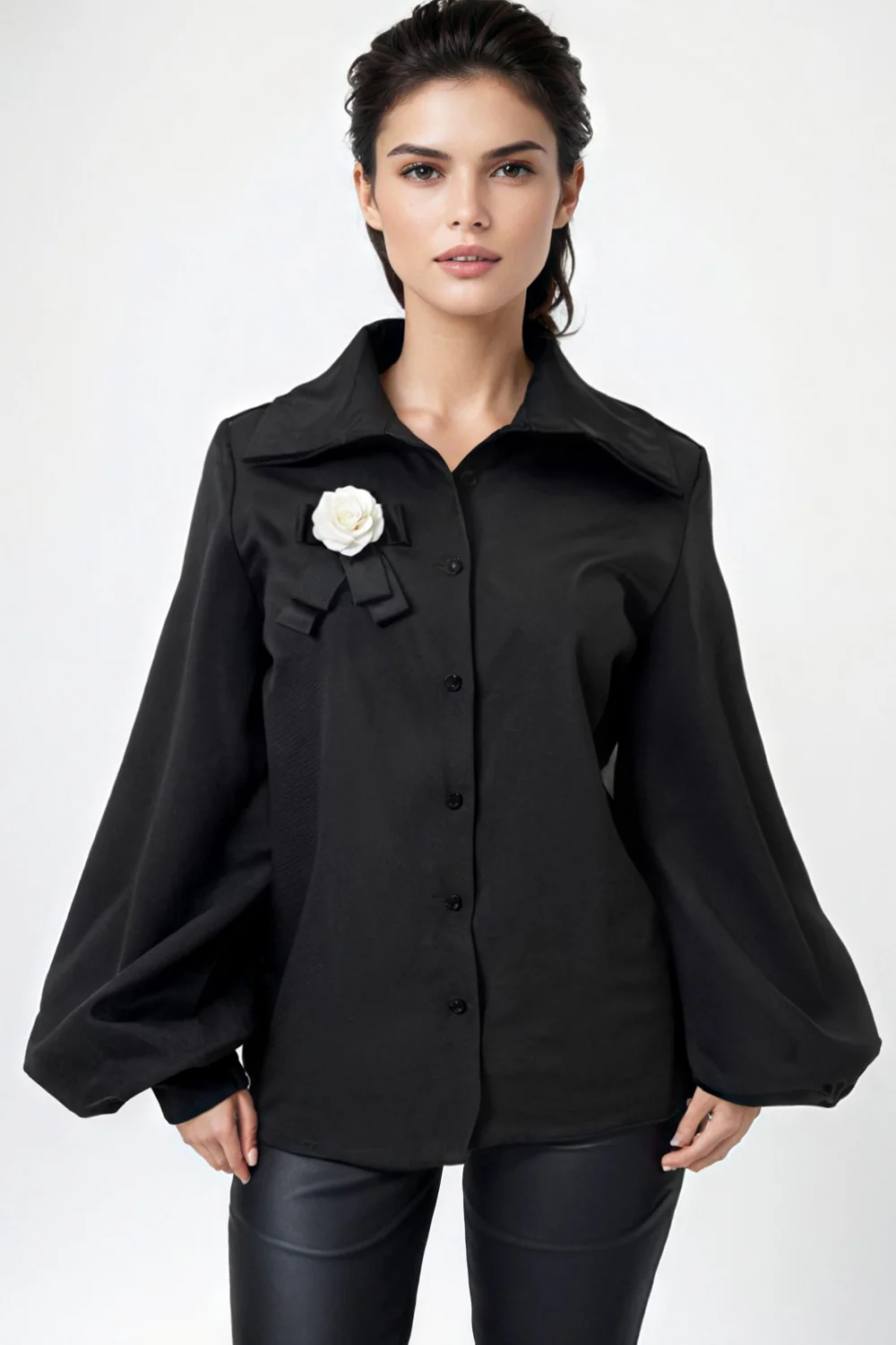 A1956 DOUBLE COLLAR TOP - Image 2
