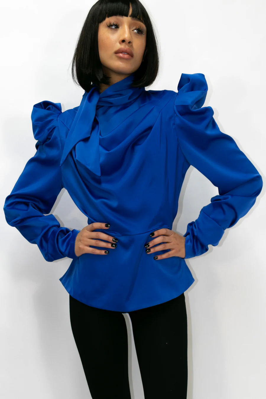 A8043 TOP (BLUE, BLK) (SMALL ONLY) - Image 3