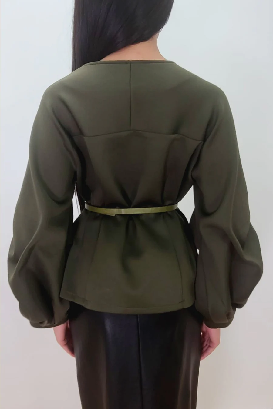 A9116 CUFF SLEEVE ZIPPER TOP - Image 3