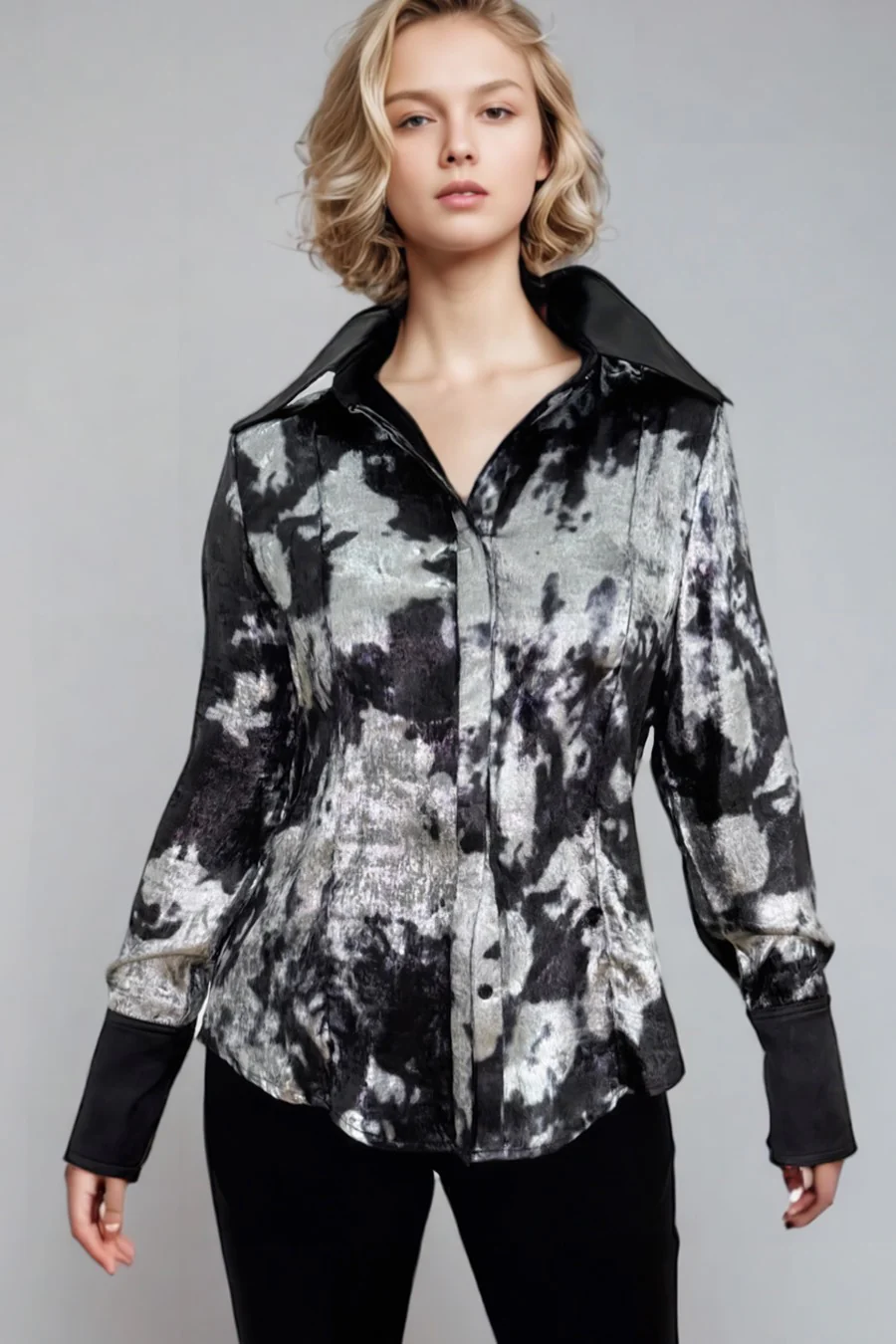 A94012 BUTTON DOWN TOP - Image 4
