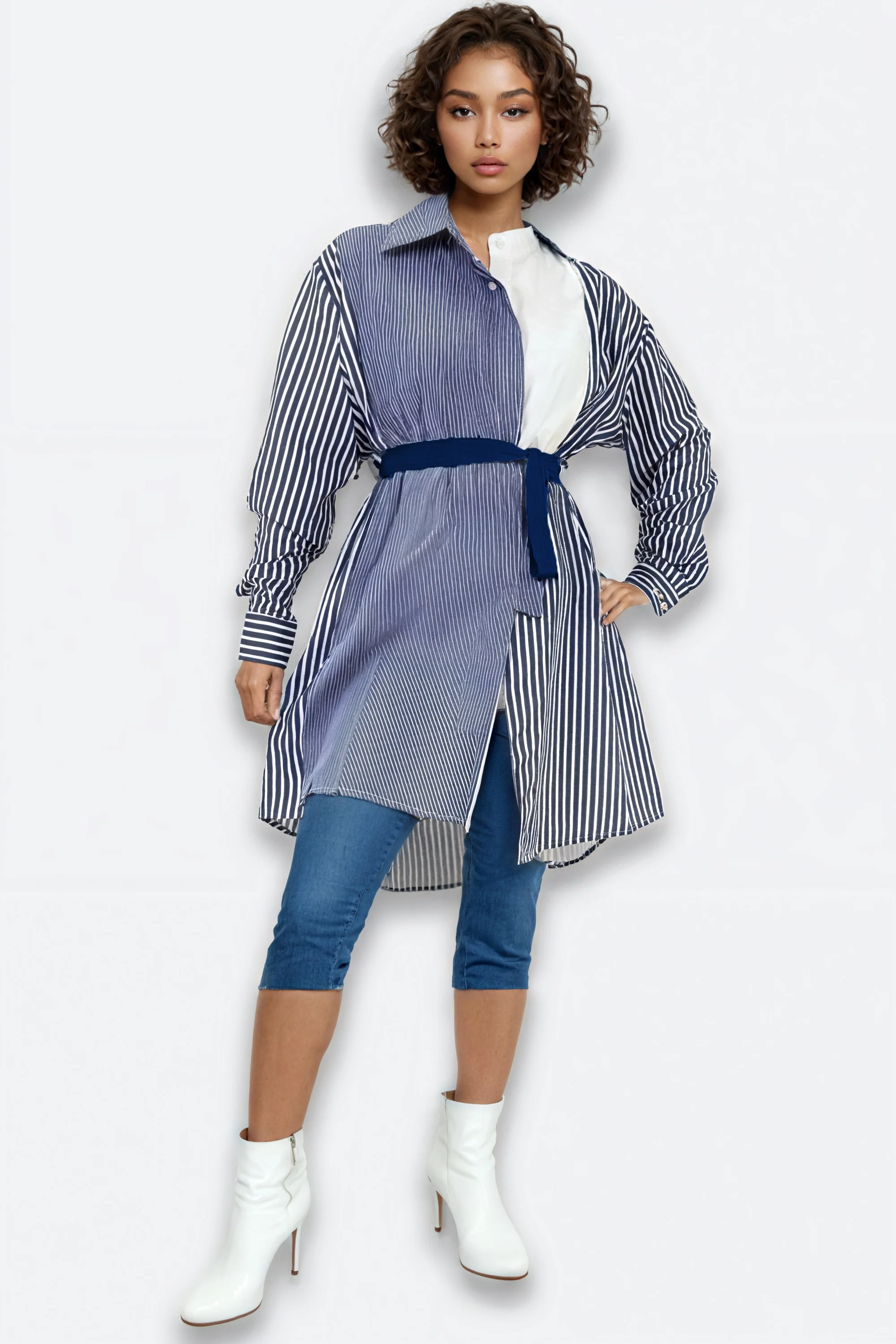 A94095 STRIPED DRESS / TOP (XXL,ONLY) - Image 3