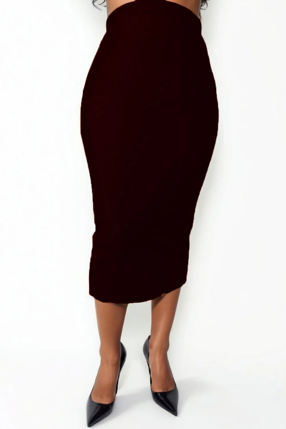 BL003 BANDAGE SKIRT (BLUE, BLK, ORANGE, VIOLET, RED) - Image 5