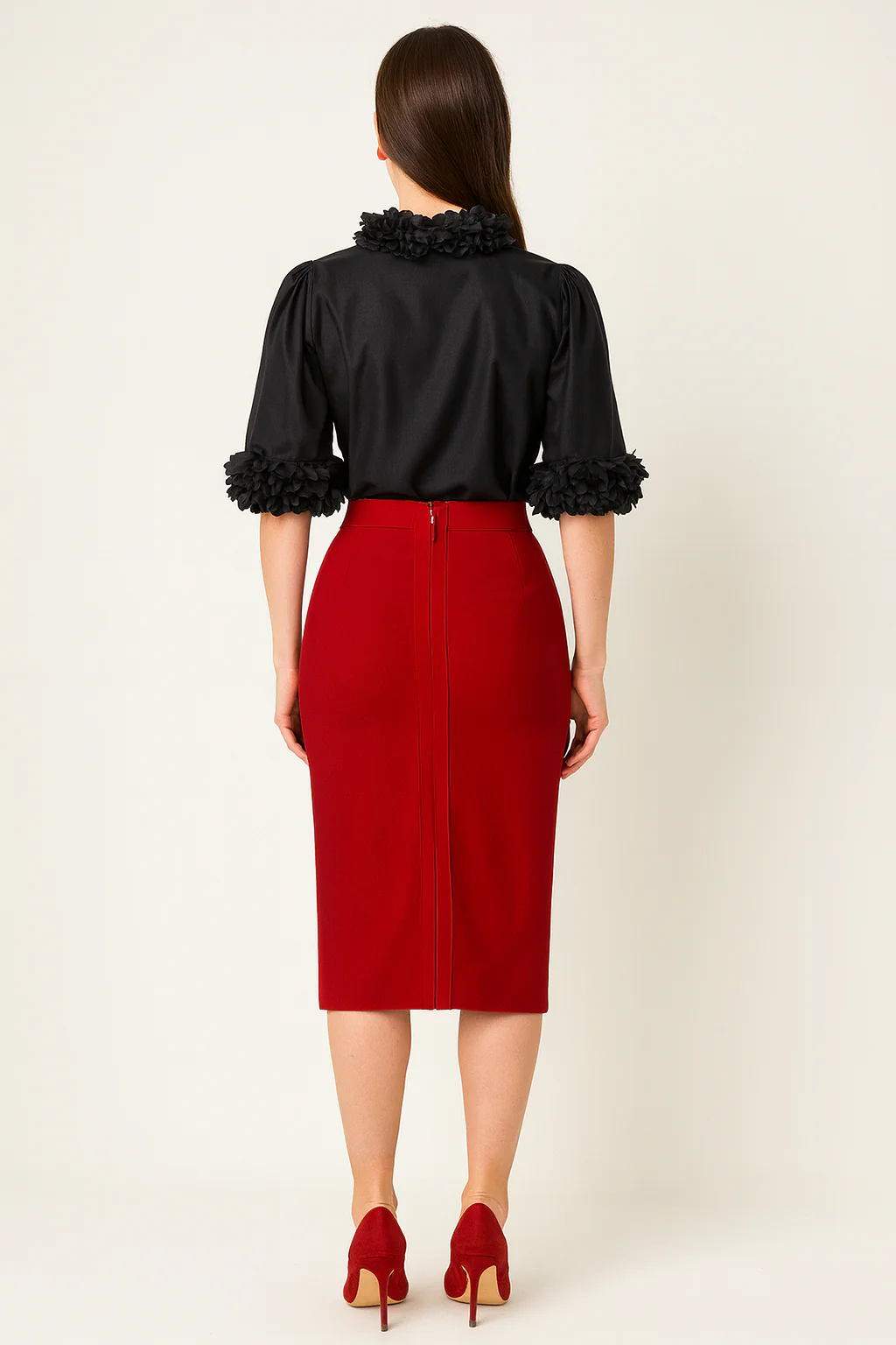 BL003 BANDAGE SKIRT (BLUE, BLK, ORANGE, VIOLET, RED) - Image 8