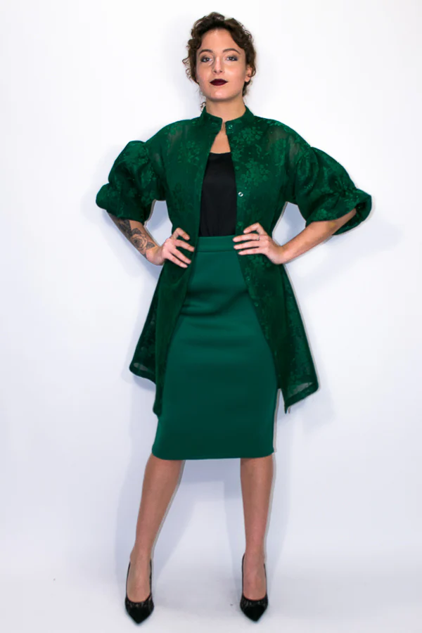 C1753 SKIRT (GRN, RED) (S, M, L) - Image 2