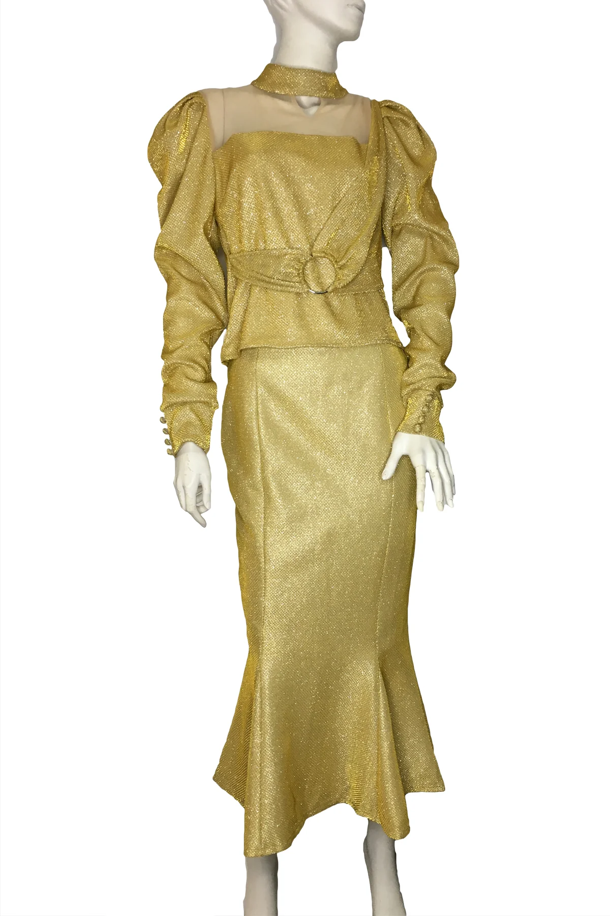 C19781 SKIRT (GOLD, SILVER) (S, M) - Image 3