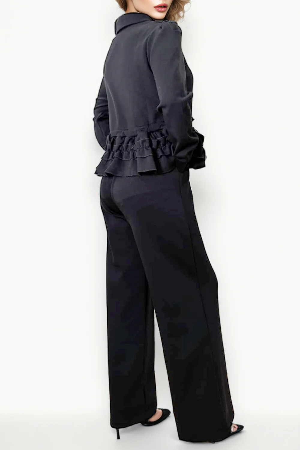 CH0112 ELASTIC WAIST STRETCH PANTS - Image 2