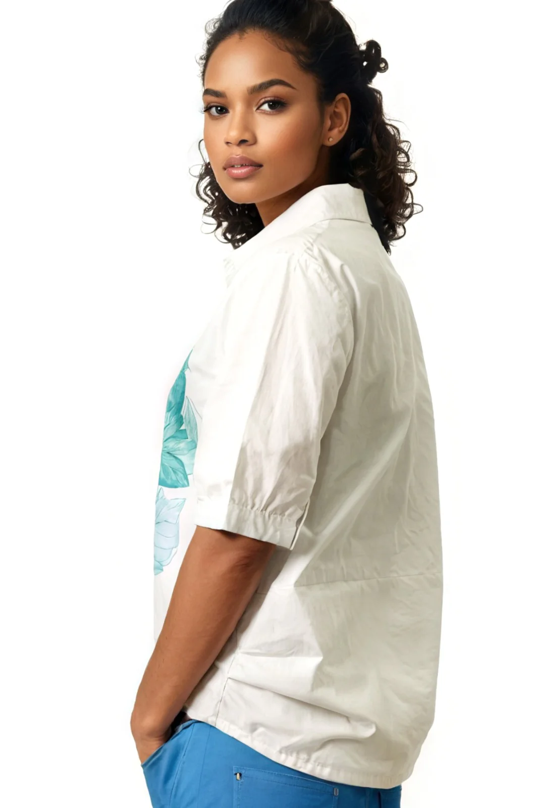 CH0105 COTTON TOP (BLUE, WHT) - Image 2
