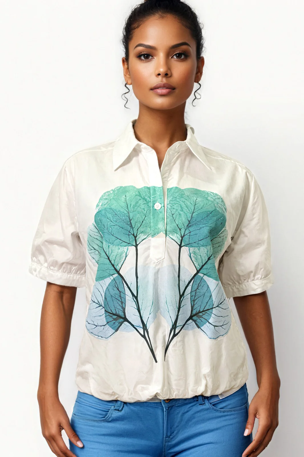 CH0105 COTTON TOP (BLUE, WHT) - Image 3