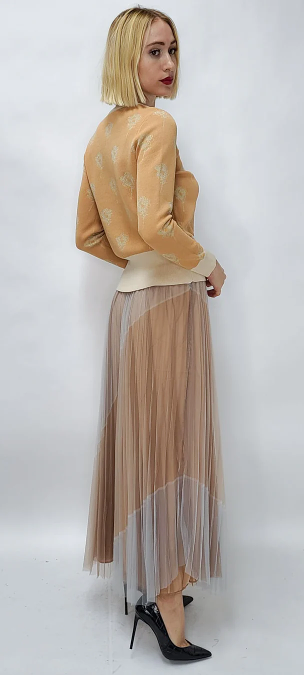 LS61057 SWEATER (BLUE, BEIGE) - Image 5