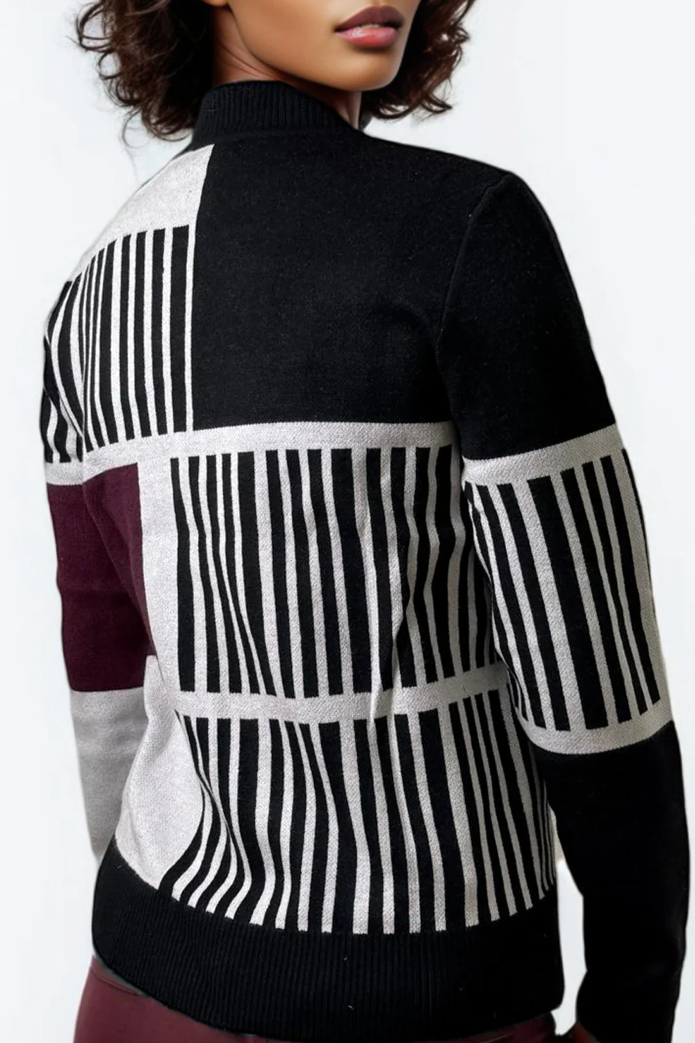 LS61078 STRIPED SWEATER - Image 2