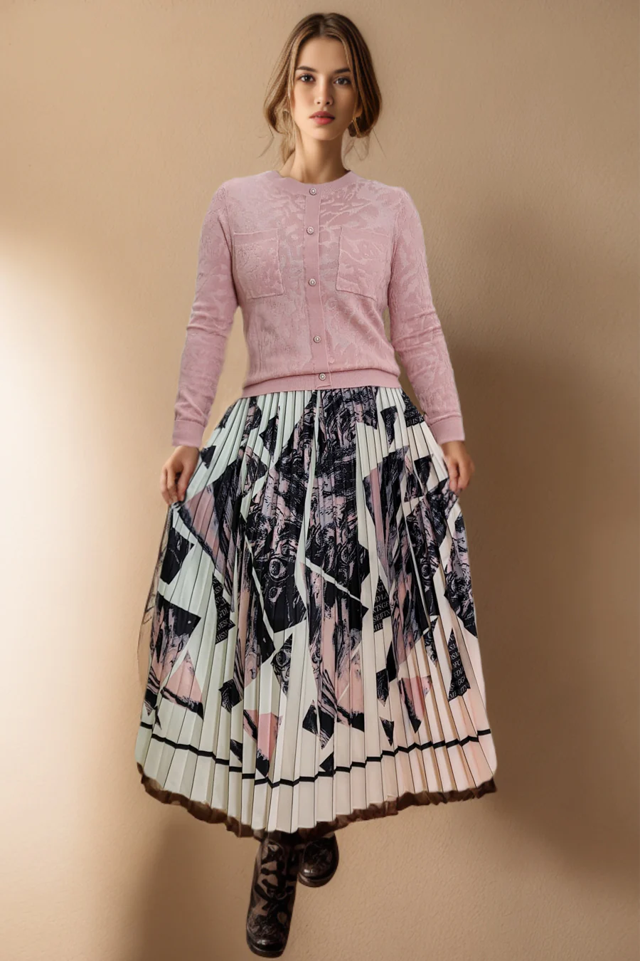 LS63033 SWEATER (PINK, BLUE) - Image 4