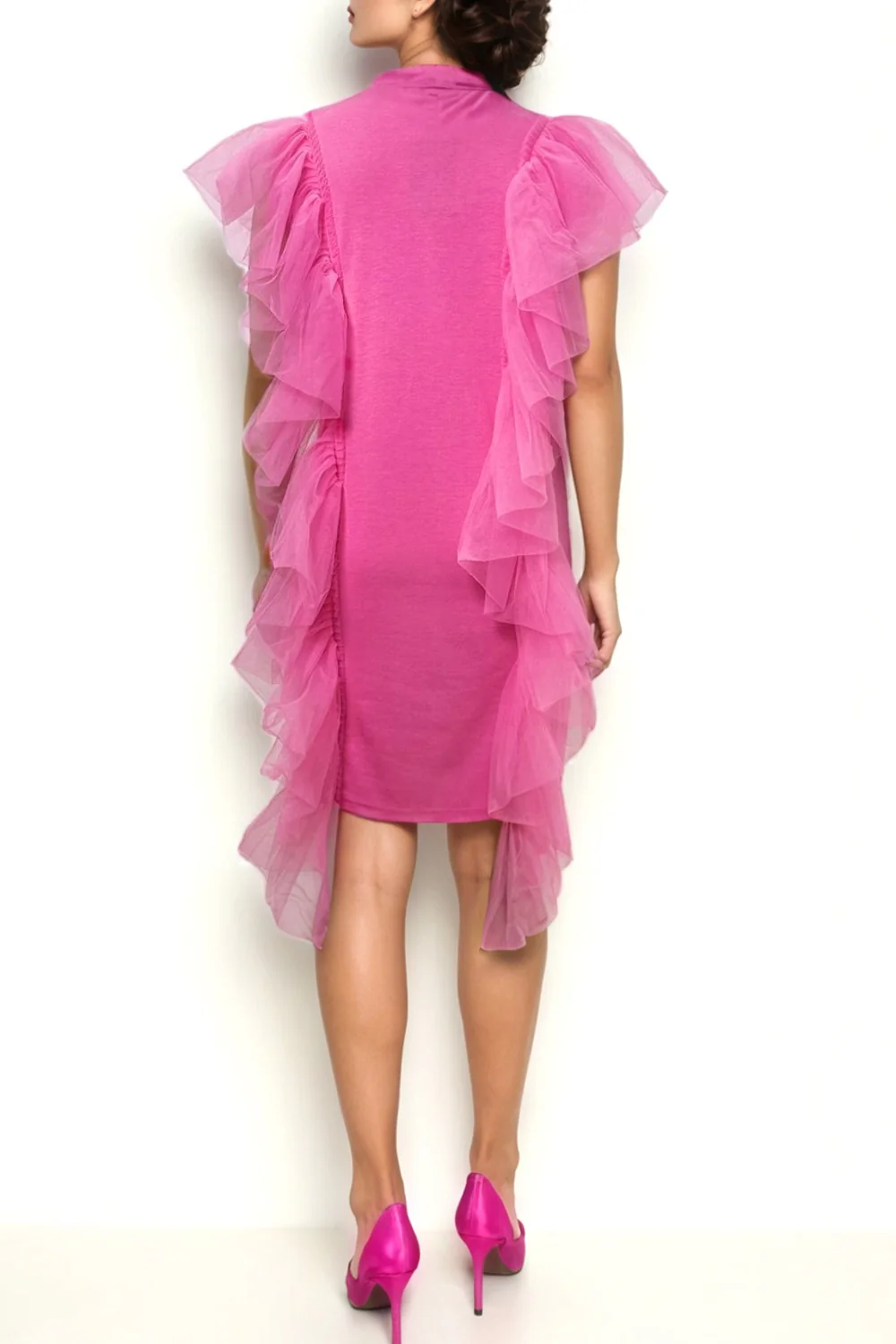 S2320A TULLE T-SHIRT DRESS - Image 2