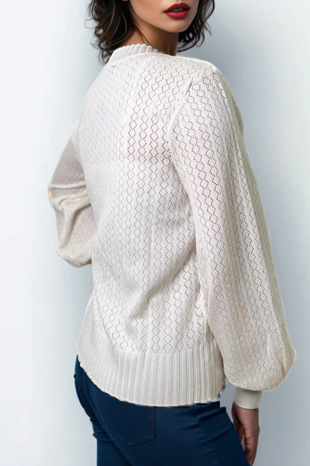 SK2411 CARDIGAN SWEATER (M, L) - Image 2
