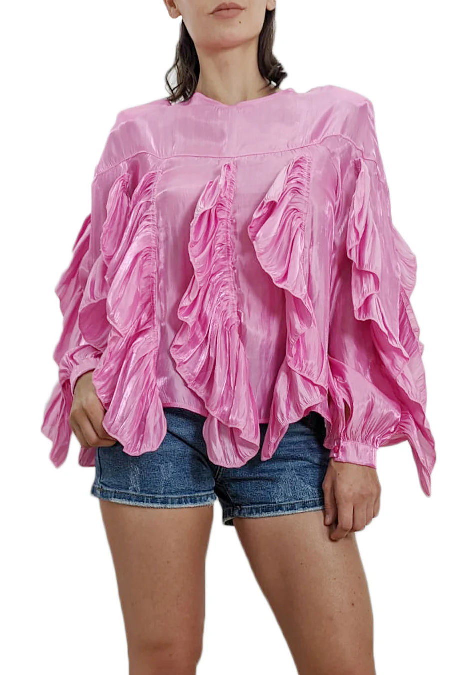 T18101 TOP (MINT, PINK) - Image 2