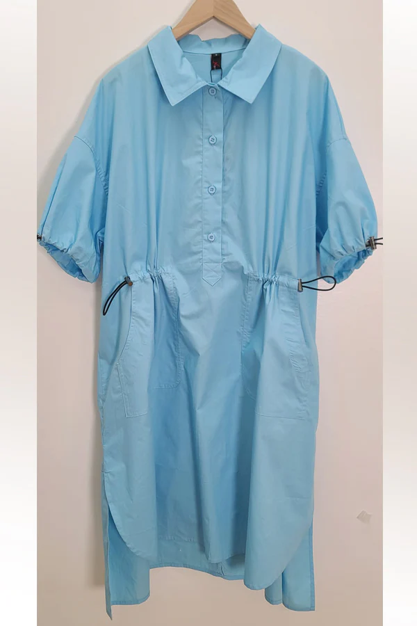 T1871 DRESS (WHT, BLUE, ORANGE, PINK) - Image 3