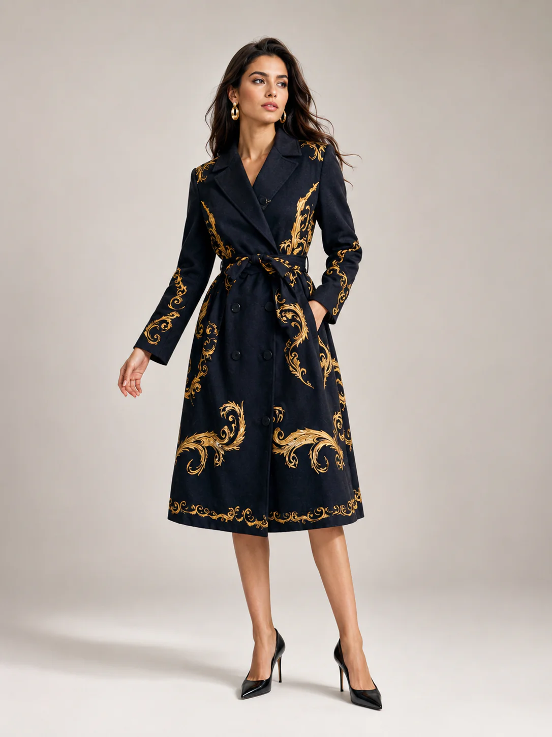 T2442 DOUBLE BREASTED BLAZER DRESS