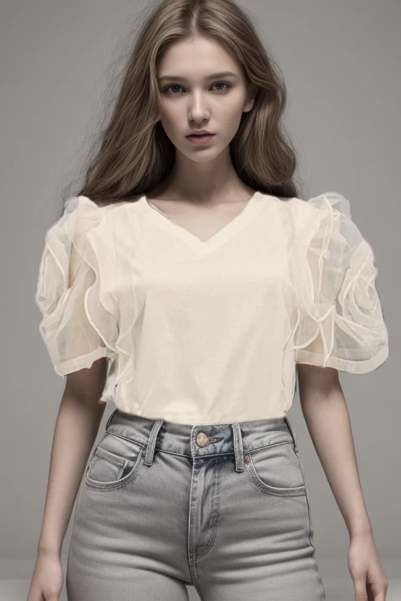 W5161 TOP (PINK, WHT) - Image 4