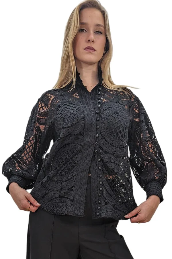 W5182T TOP (BLK, WHT) - Image 2