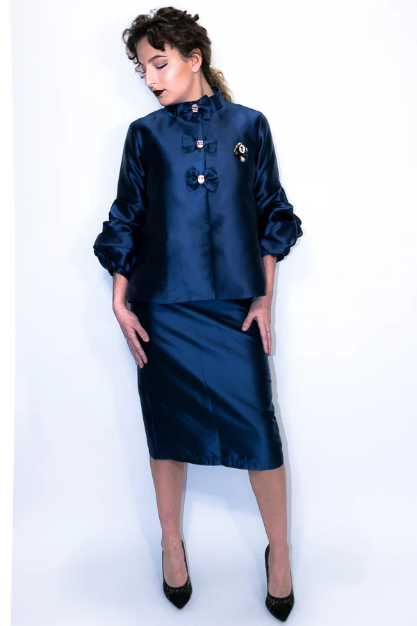 W722 JACKET (BLK, BLUE, RED) - Image 4