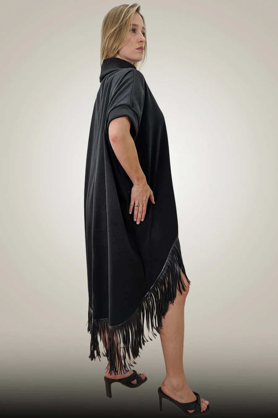W8385A DRESS (RED, BLK) - Image 3