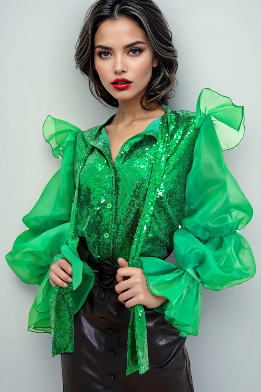 W8691 TOP (GOLD, RED, GRN) - Image 3