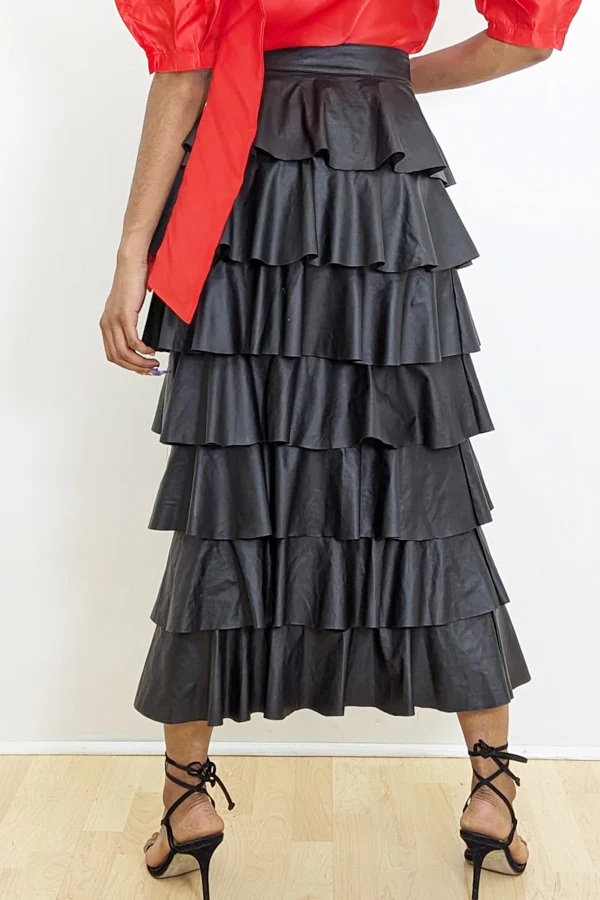 X7069 SKIRT (GRN, BLK) - Image 5