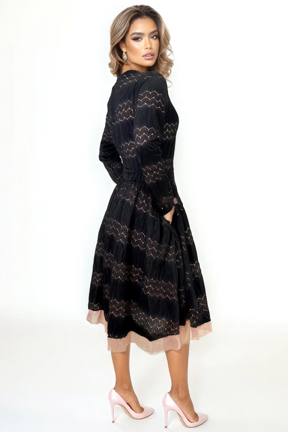 X7085 LACE STRETCH DRESS (XXL,ONLY) - Image 2
