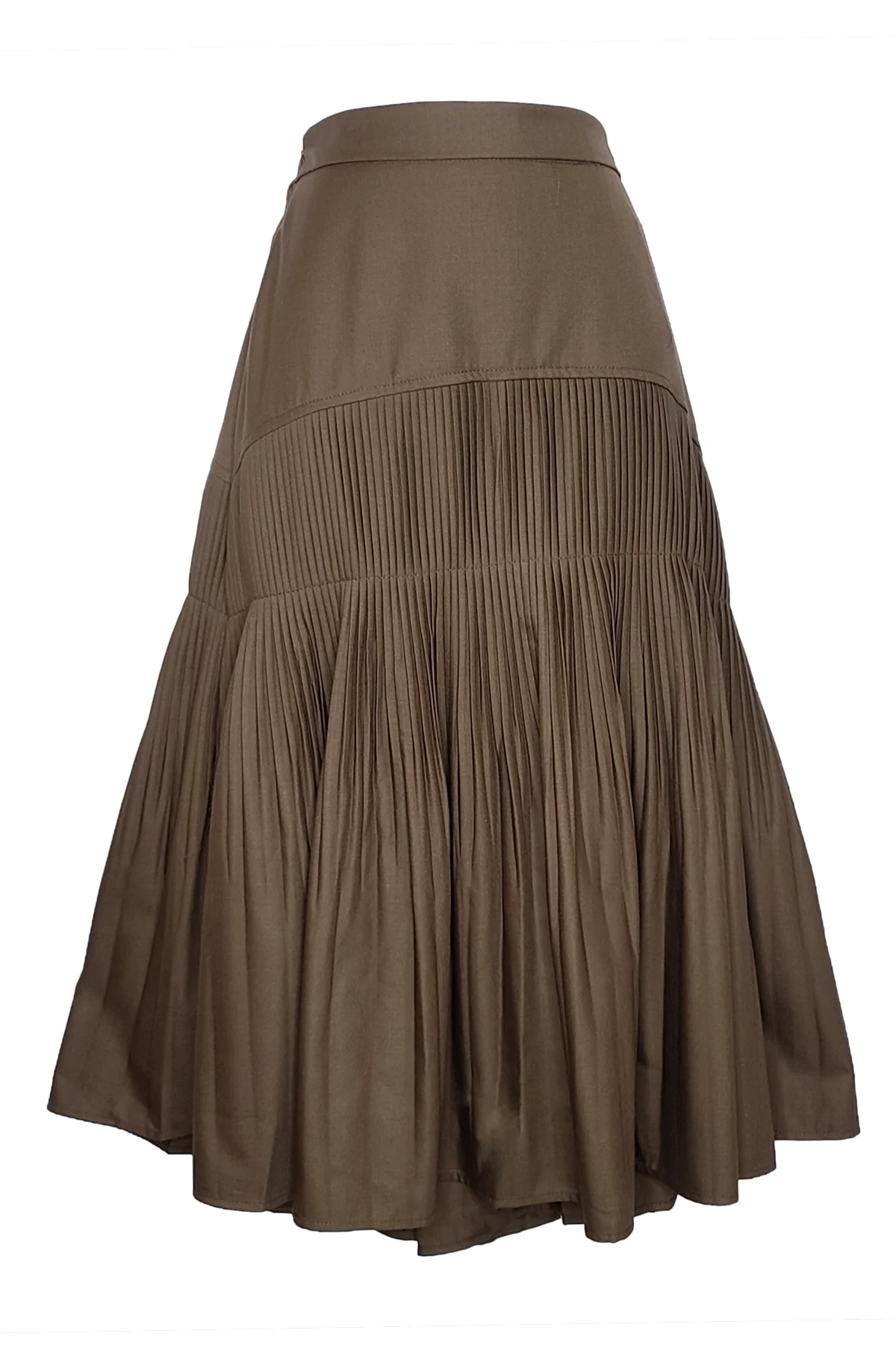 X7233 SKIRT (BLK, KHAKI) (L, XL, XXL) - Image 2