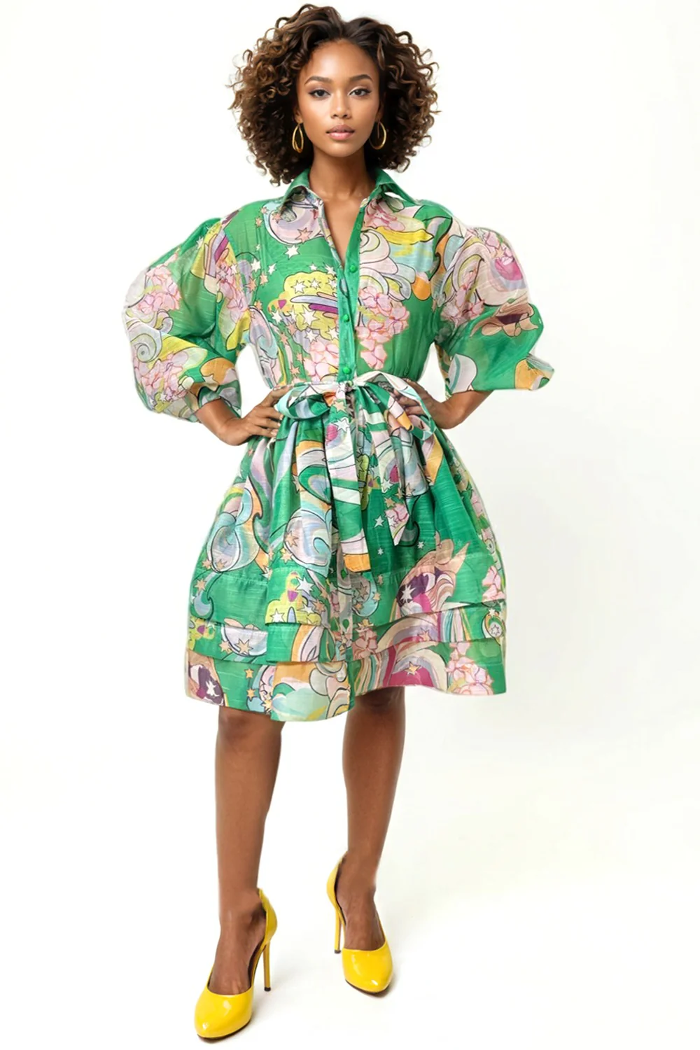 X7711 LAYERED MINI DRESS (M, L, XL) - Image 3