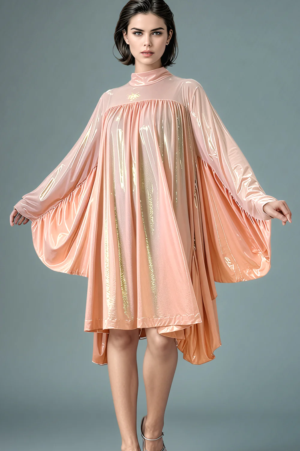X7860 BATWING MIDI DRESS - Image 2